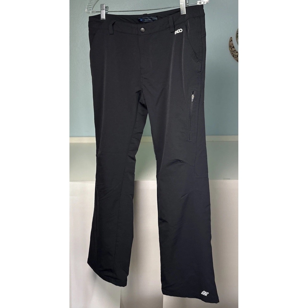 EMS Womens 8 Hiking Pants Eastern Mountain Sports Black Nylon Sport Stretch - Picture 4 of 13